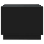 Coffee Table Black 55x55x43 cm Engineered Wood