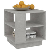 Coffee Table Concrete Grey 40x40x43 cm Engineered Wood