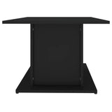 Coffee Table Black 102x55.5x40 cm Engineered Wood - Rear View
