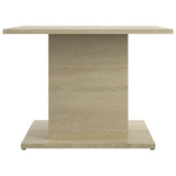 Coffee Table Sonoma Oak 55.5x55.5x40 cm Engineered Wood - 45-Degree Angle