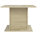 Coffee Table Sonoma Oak 55.5x55.5x40 cm Engineered Wood - Rear View