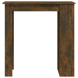 Bar Table with Storage Rack Smoked Oak 102x50x103.5cm Engineered Wood - 45-Degree Angle