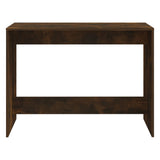 3 Piece Dining Set Smoked Oak Engineered Wood - Rear View