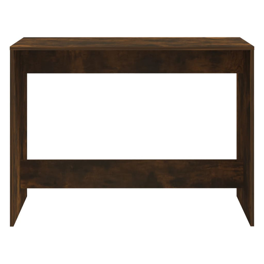 3 Piece Dining Set Smoked Oak Engineered Wood