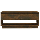 TV Cabinet Smoked Oak 102x41x44 cm Engineered Wood