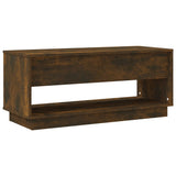 TV Cabinet Smoked Oak 102x41x44 cm Engineered Wood - Close-Up Angle
