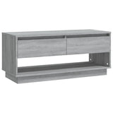 TV Cabinet Grey Sonoma 102x41x44 cm Engineered Wood - Front View