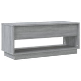 TV Cabinet Grey Sonoma 102x41x44 cm Engineered Wood - Close-Up Angle