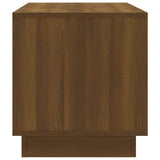 TV Cabinet Brown Oak 102x41x44 cm Engineered Wood - Rear View