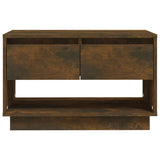 TV Cabinet Smoked Oak 70x41x44 cm Engineered Wood - 45-Degree Angle