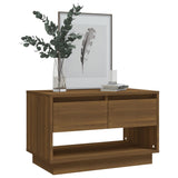 TV Cabinet Brown Oak 70x41x44 cm Engineered Wood - Top-Down View