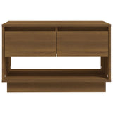 TV Cabinet Brown Oak 70x41x44 cm Engineered Wood - 45-Degree Angle