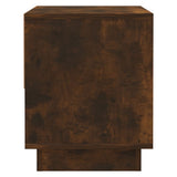 Bedside Cabinets 2 pcs Smoked Oak 45x34x44 cm Engineered Wood - Low Angle