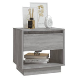 Bedside Cabinets 2 pcs Grey Sonoma 45x34x44 cm Engineered Wood - Top-Down View