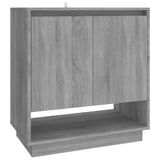 Sideboard Grey Sonoma 70x41x75 cm Engineered Wood - Front View