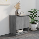 Sideboard Grey Sonoma 70x41x75 cm Engineered Wood - Close-Up Angle