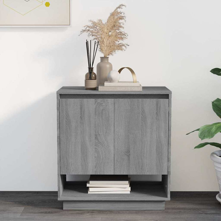 Sideboard Grey Sonoma 70x41x75 cm Engineered Wood