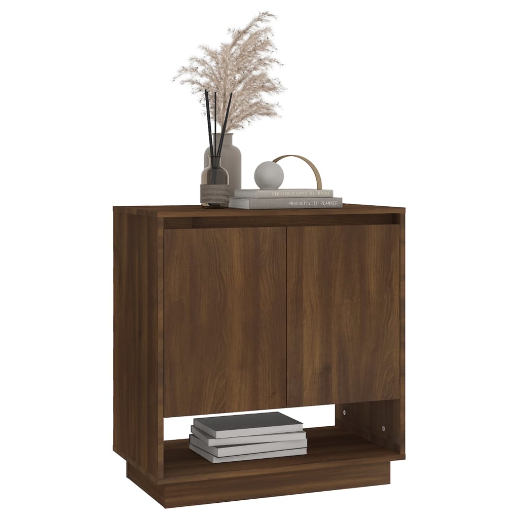 Sideboard Brown Oak 70x41x75 cm Engineered Wood