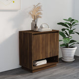 Sideboard Brown Oak 70x41x75 cm Engineered Wood - Close-Up Angle