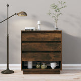 Sideboard Smoked Oak 70x41x75 cm Engineered Wood