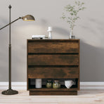 Sideboard Smoked Oak 70x41x75 cm Engineered Wood