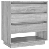 Sideboard Grey Sonoma 70x41x75 cm Engineered Wood - Front View