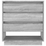 Sideboard Grey Sonoma 70x41x75 cm Engineered Wood - Side View