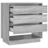 Sideboard Grey Sonoma 70x41x75 cm Engineered Wood - 45-Degree Angle