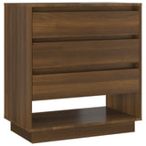 Sideboard Brown Oak 70x41x75 cm Engineered Wood - Front View
