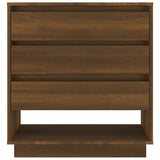Sideboard Brown Oak 70x41x75 cm Engineered Wood - Side View