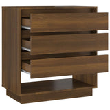 Sideboard Brown Oak 70x41x75 cm Engineered Wood - 45-Degree Angle