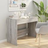 Desk Grey Sonoma 101x50x76.5 cm Engineered Wood