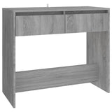 Console Table Grey Sonoma 89x41x76.5 cm Engineered Wood - Front View