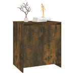Sideboard Smoked Oak 70x41x75 cm Engineered Wood