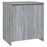Sideboard Grey Sonoma 70x41x75 cm Engineered Wood - Front View