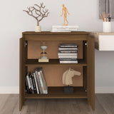 Sideboard Brown Oak 70x41x75 cm Engineered Wood - Side View