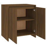 Sideboard Brown Oak 70x41x75 cm Engineered Wood - Low Angle