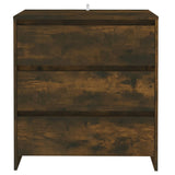 Sideboard Smoked Oak 70x41x75 cm Engineered Wood - Side View