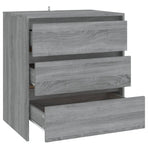 Sideboard Grey Sonoma 70x41x75 cm Engineered Wood