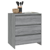 Sideboard Grey Sonoma 70x41x75 cm Engineered Wood