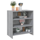 Sideboard Grey Sonoma 70x40.5x75 cm Engineered Wood - Top-Down View