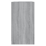 Sideboard Grey Sonoma 70x40.5x75 cm Engineered Wood - Rear View