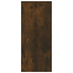 Sideboard Smoked Oak 102x33x75 cm Engineered Wood