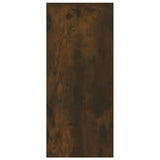 Sideboard Smoked Oak 102x33x75 cm Engineered Wood - Close-Up Angle