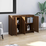 Sideboard Brown Oak 102x33x75 cm Engineered Wood - Side View