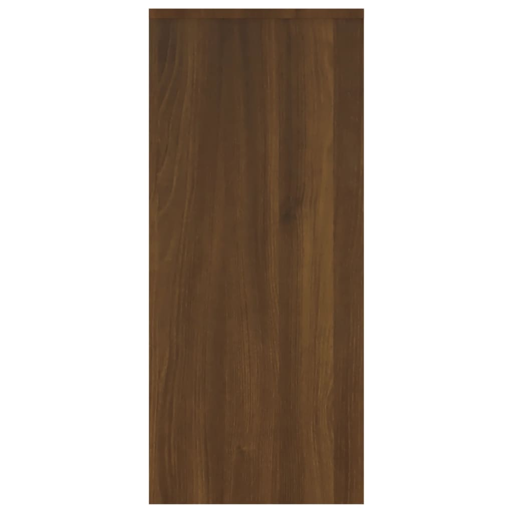 Sideboard Brown Oak 102x33x75 cm Engineered Wood