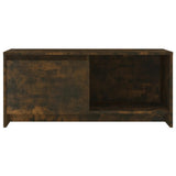TV Cabinet Smoked Oak 90x35x40 cm Engineered Wood