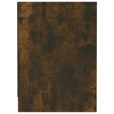 TV Cabinet Smoked Oak 102x37.5x52.5 cm Engineered Wood - Top-Down View