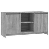 TV Cabinet Grey Sonoma 102x37.5x52.5 cm Engineered Wood - Front View