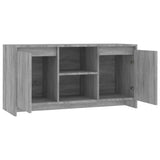 TV Cabinet Grey Sonoma 102x37.5x52.5 cm Engineered Wood - 45-Degree Angle